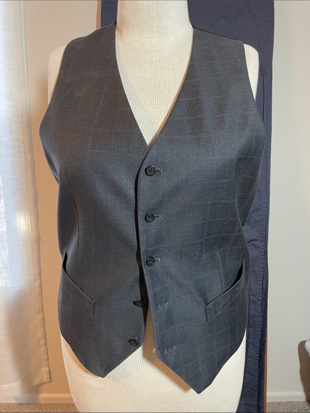 Axist Men’s Suit Vest xL Grey